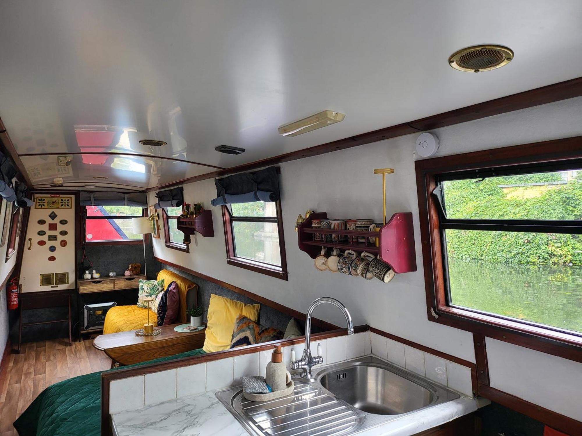 מלון לונדון Comfy Canal Boat In Little Venice For Family & Friends מראה חיצוני תמונה